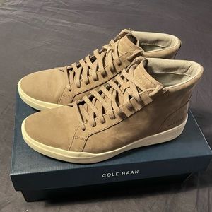 Cole Haan Men's Grand Crosscourt Modern Mid Sneaker Sz 10 - Walnut